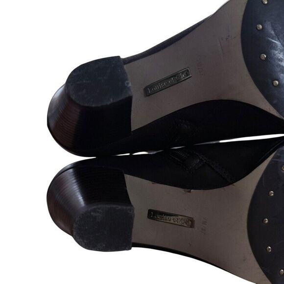 Louise Et Cie Ranier Womens Brown Leather Ankle Boots Booties Chunky Heel sz 7 - Picture 14 of 16